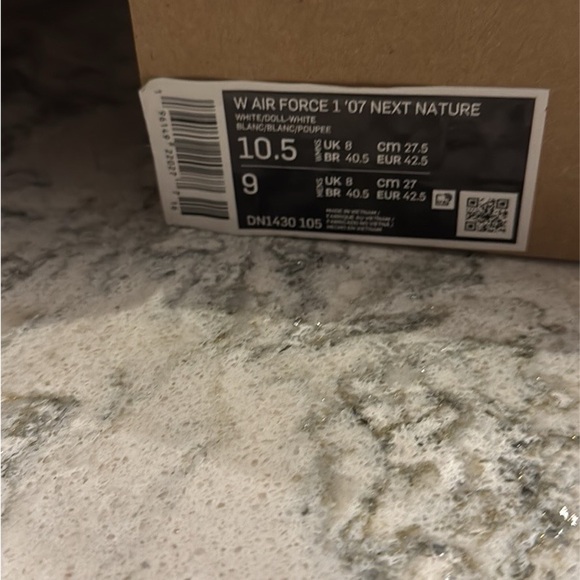 Nike Air Force 1 ‘07 Next Nature Pastel Pink Blue Lavender NEW Women’s 10.5 - Picture 7 of 7